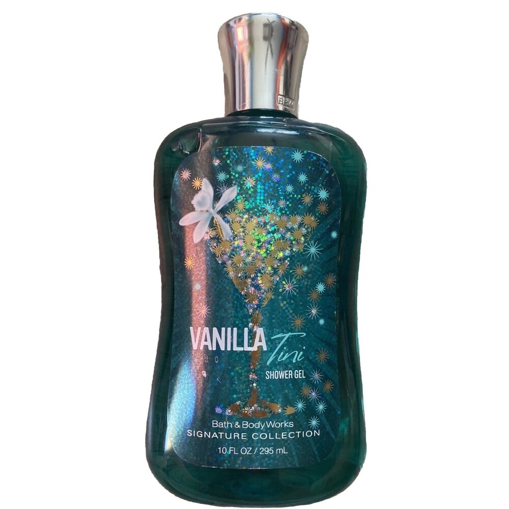 Bath & Body Works Signature Collection VANILLA TINI Shower Gel Body Wash 10 Oz